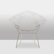 Harry Bertoia for Knoll. Set of 4 "Diamond" chairs. 1970s.