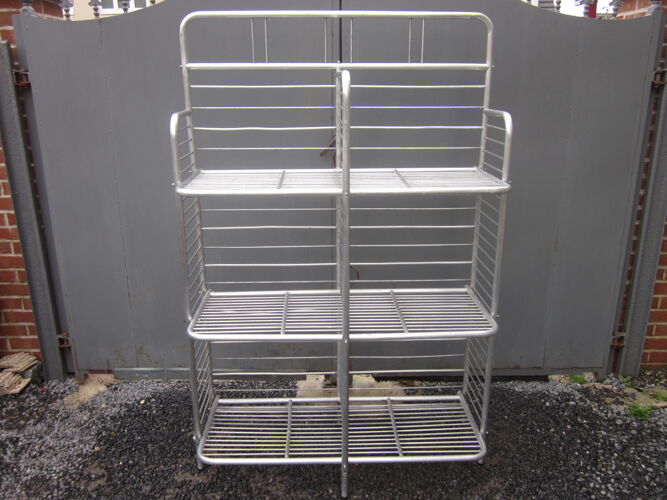 Etag re en alu  presentoir de boulangerie vintage  Selency Etag re en alu  presentoir de boulangerie vintage  Selency