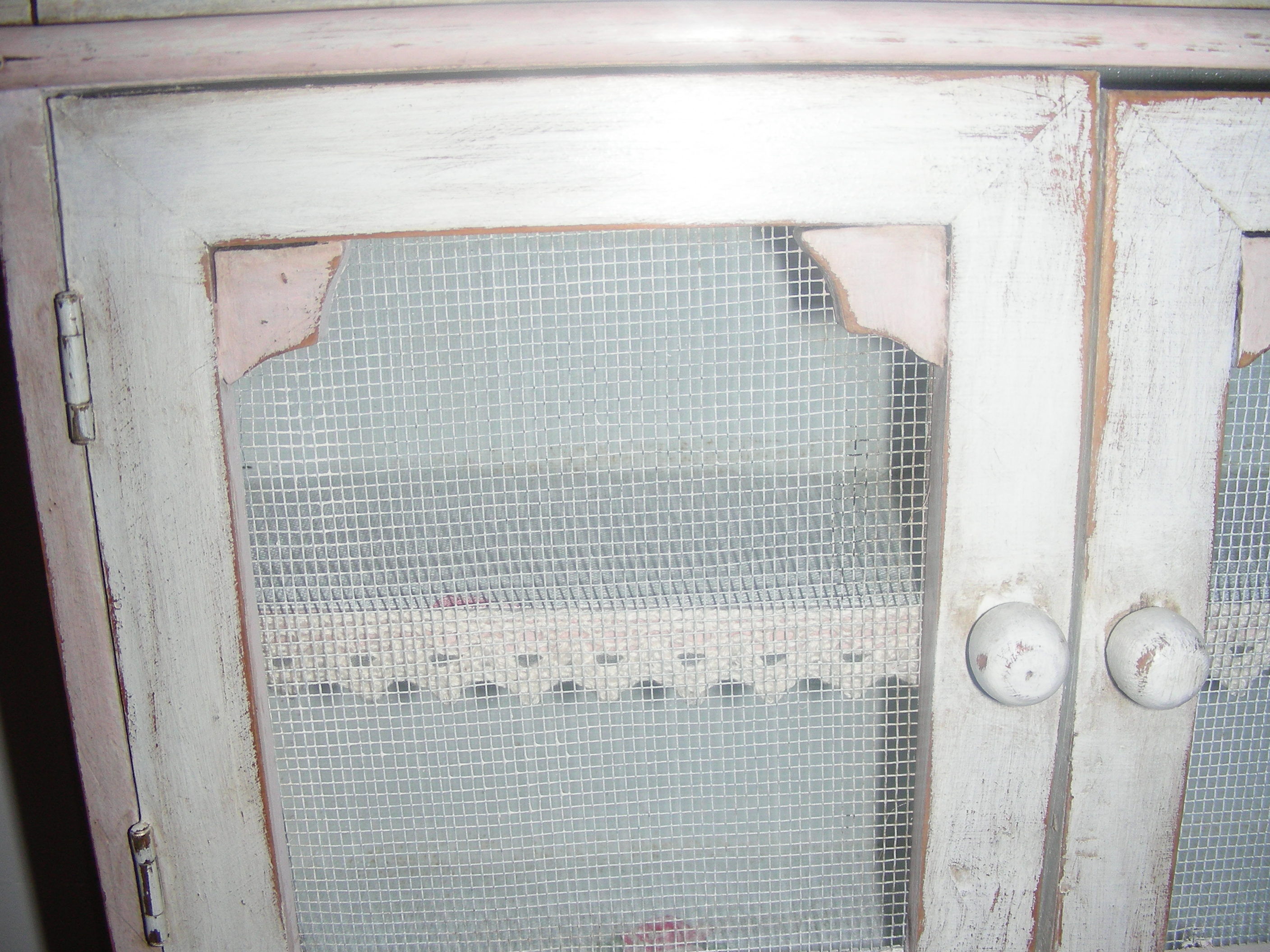 Weathered wall cabinet