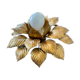 Ceiling light golden flower