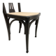 Set of 6 dining chairs no.319 by J&J Kohn