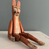 Old handcrafted wooden toy