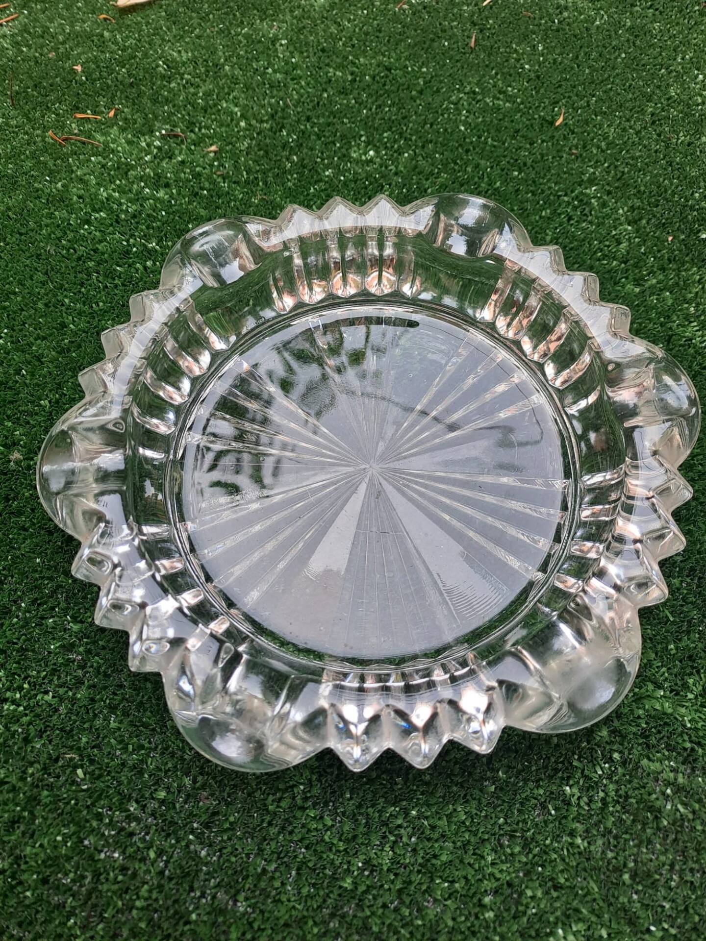 Glass ashtray from Reims