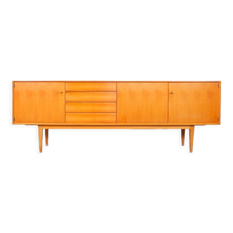 Cherry sideboard with drawers, 1960s