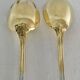 Emile puiforcat - solid silver and vermeil salad cutlery
