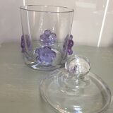 Three-piece glass-paste bathroom set