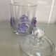 Three-piece glass-paste bathroom set