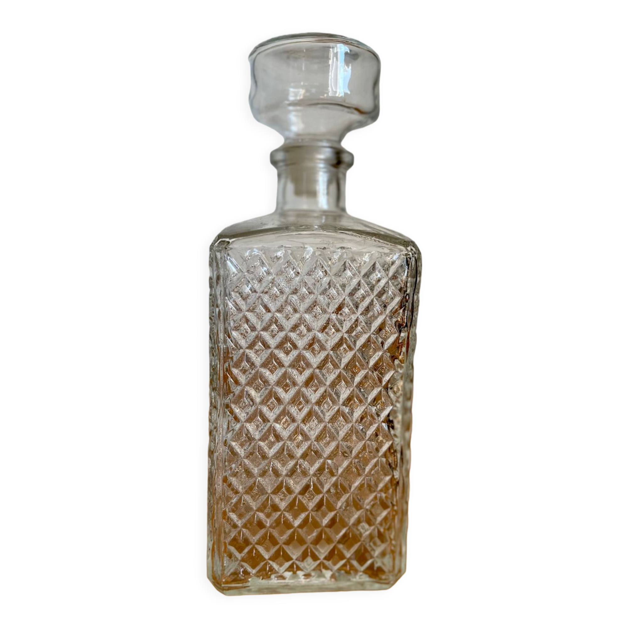 Vintage glass decanter