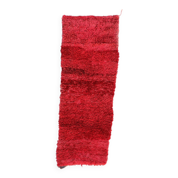 Tapis Marocain Beni M'Guild rouge - 94 x 254 cm