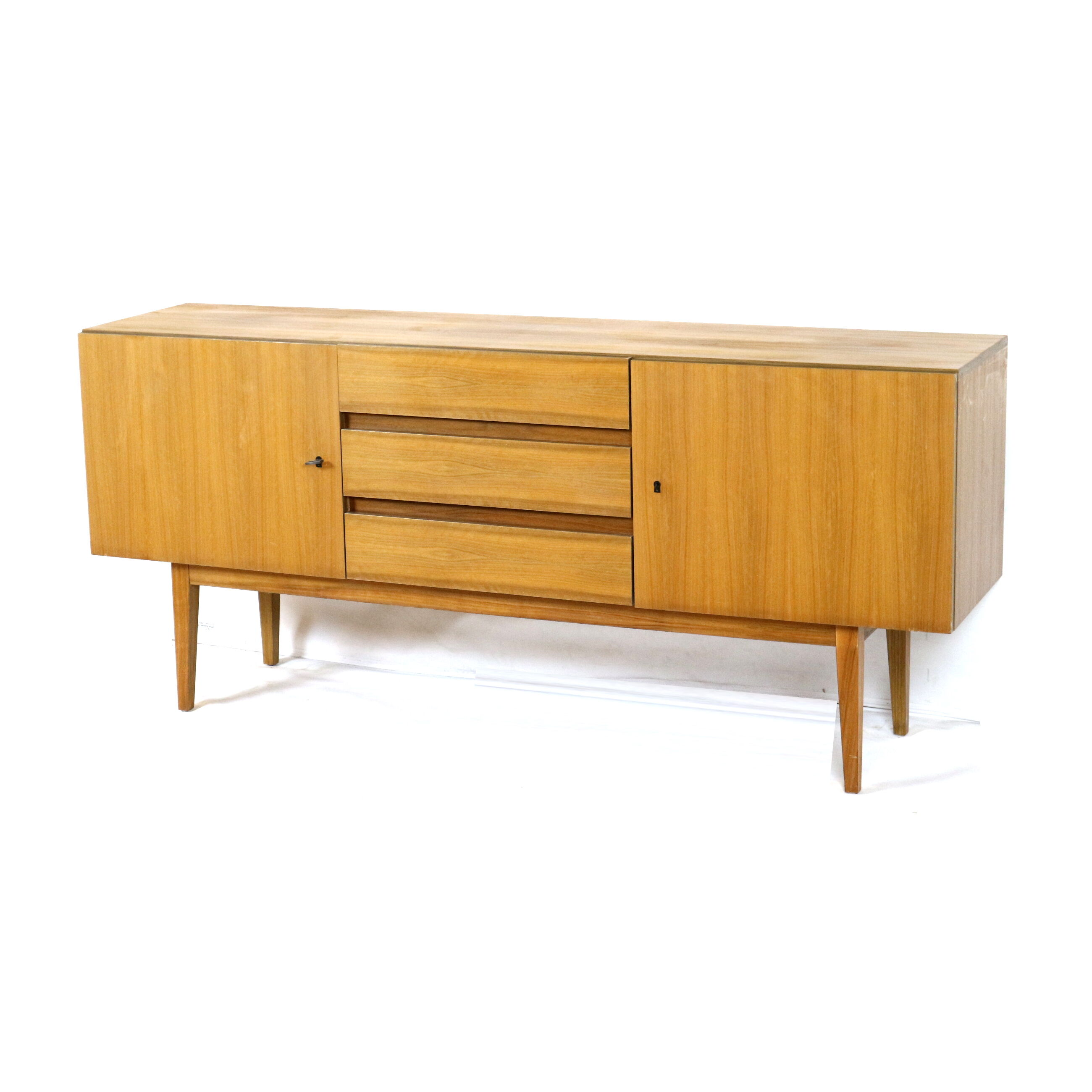 Vintage sideboard with drawers made in the 60s