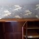 Vintage cabinet 60s varnished wood