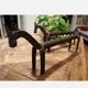 Pair of fireplace chenets