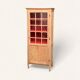 Armoire bonnetière parisienne vintage bois brut