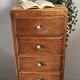 Vintage 1960s oak chest of drawers
