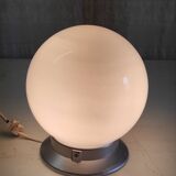 Opaline globe ceiling/wall light - mid. 20th century