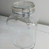 Glass jar or candy box 4,250 l made Italy