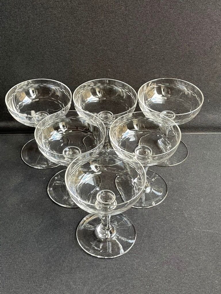 Champagne or cherry glasses - Art Nouveau