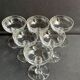 6 verres à champagne ou à cerises - Art nouveau