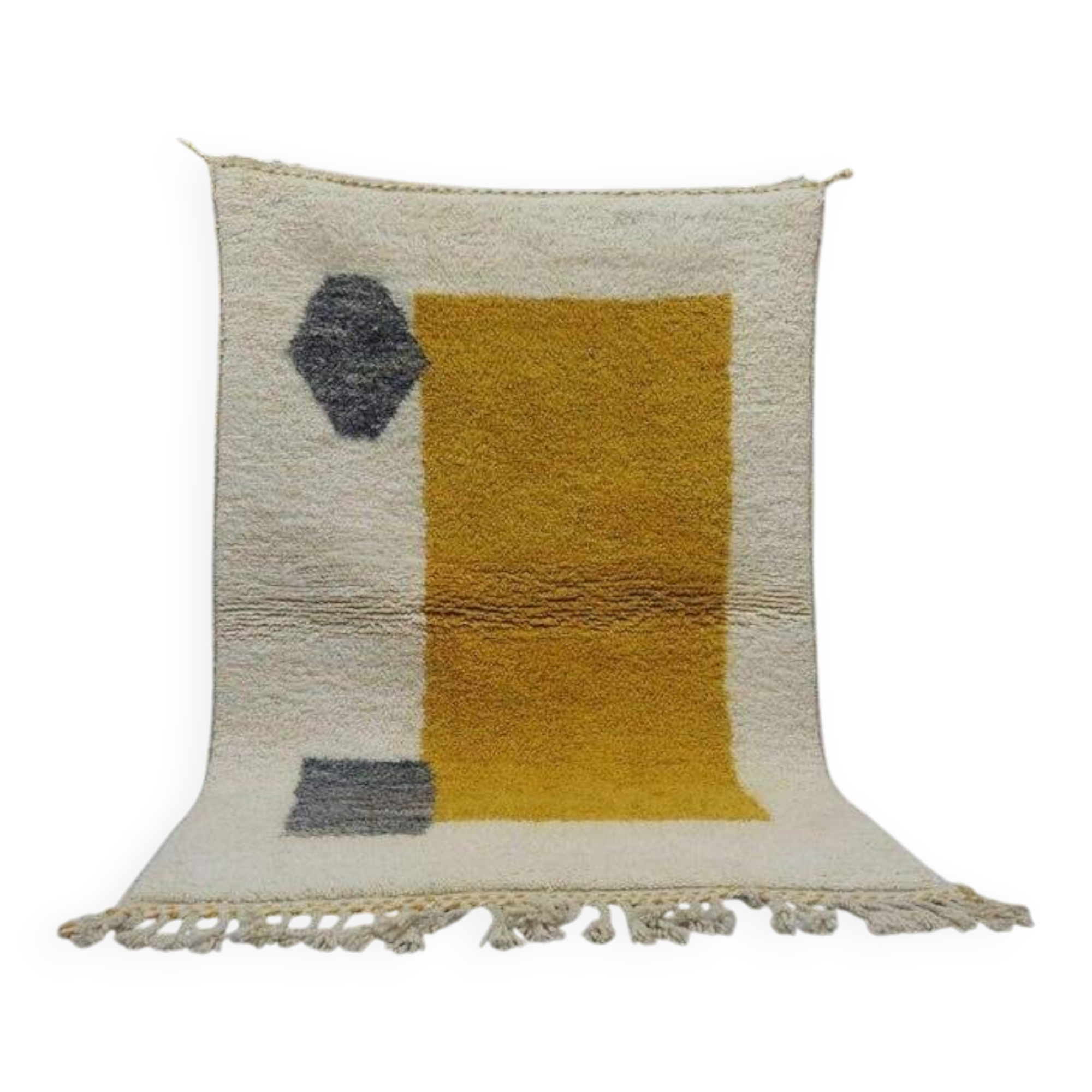 Traditional hand-woven Beni Ouraine rug, size 150 x 250 cm