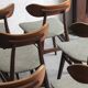 Ensemble de 10 chaises à repas "Kastrup" de Louis van Teeffelen, design néerlandais, années 1960