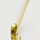 Four handmade brass wall hooks in Art Nouveau style, Austria, 1920s.