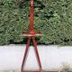 Night jack, anthropomorphic, brass mahogany, Ico Parisi, Fratelli Reguitti, 1950