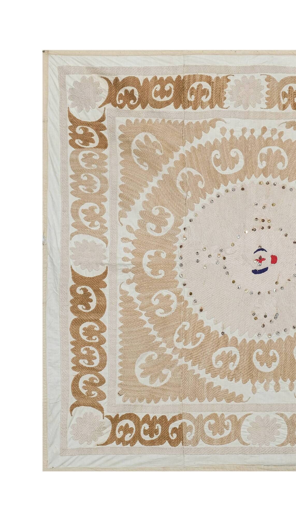 Tapis noué à la main, tapis turc vintage 130x136 cm