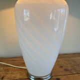 Lampe de table vintage design en verre de Murano