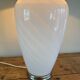 Lampe de table vintage design en verre de Murano