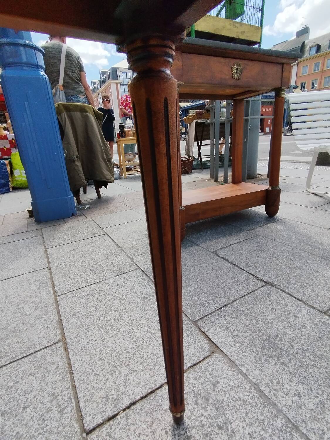Old Louis XVI style flat desk