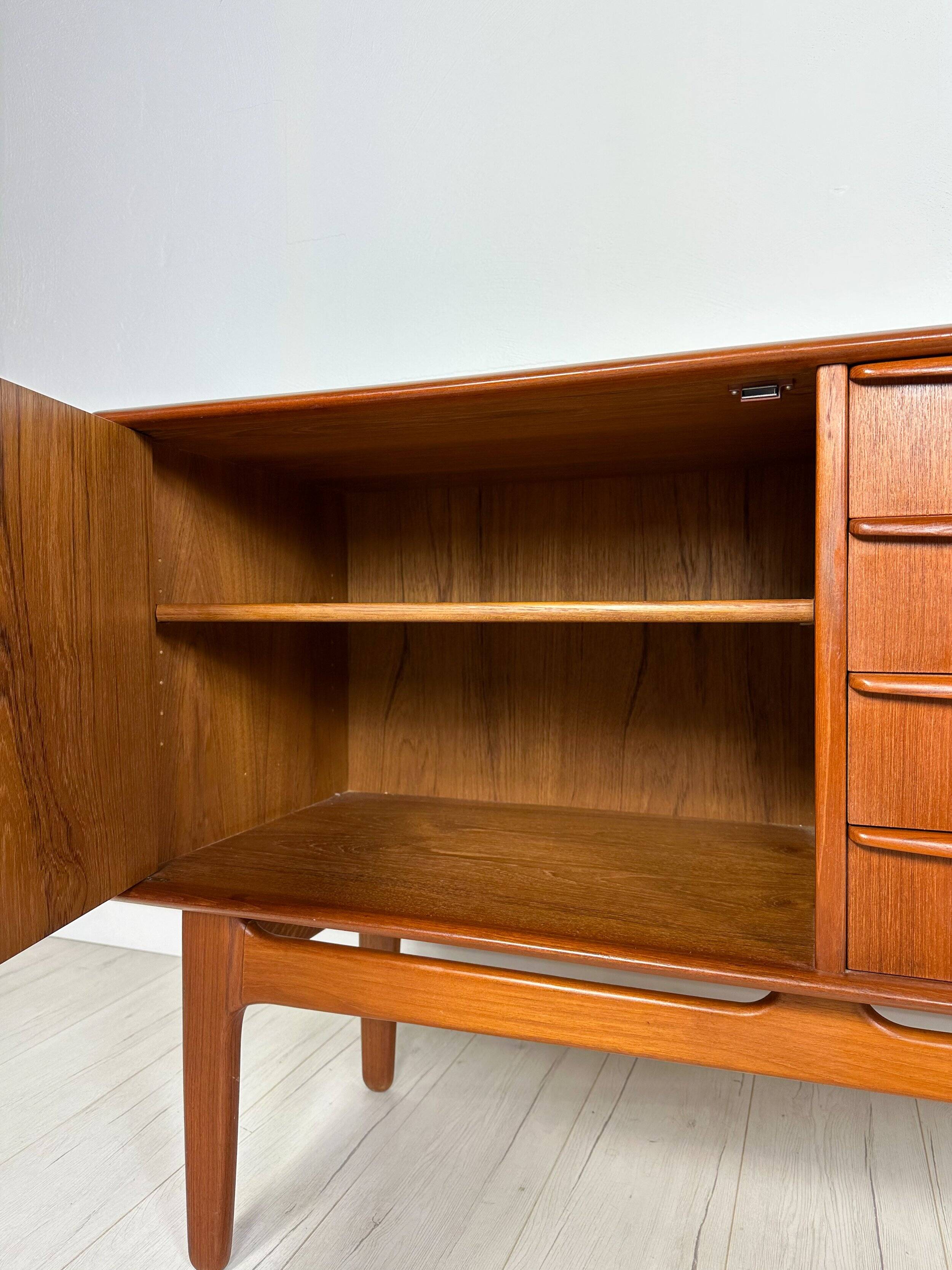 1960s vintage Danish teak sideboard by Svend Åge Madsen for K. Knudsen & Søn