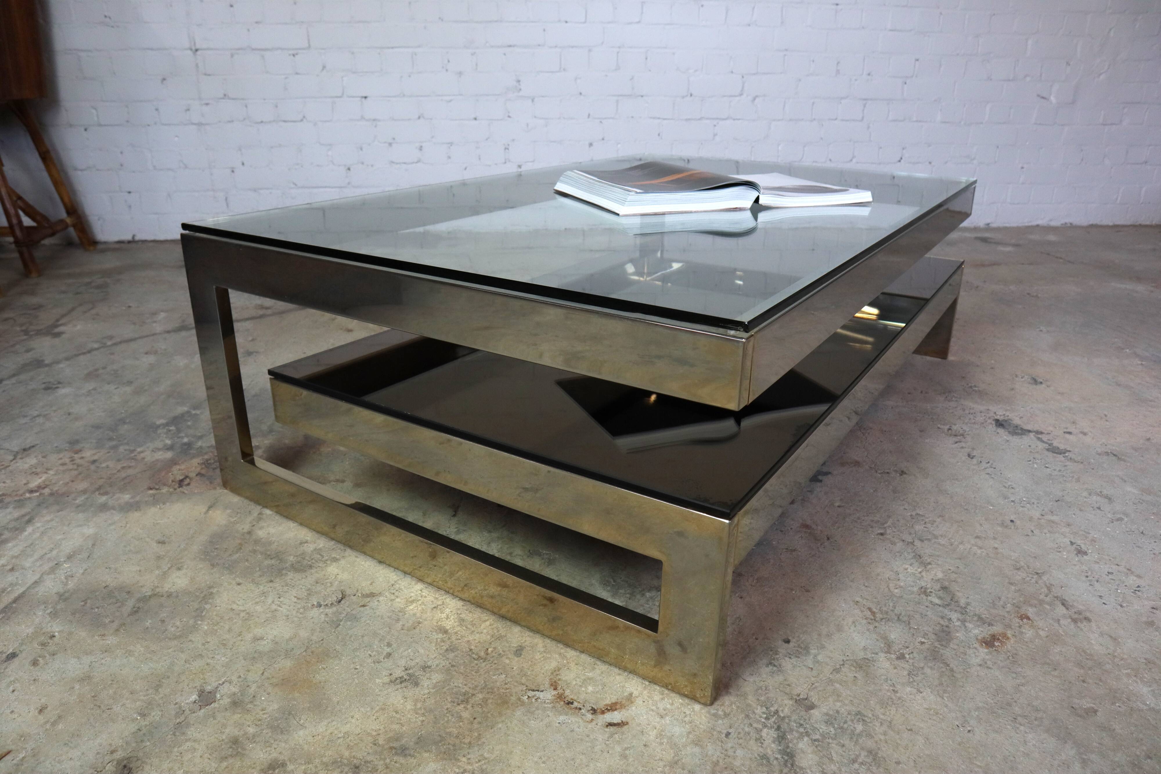 Belgo Chrom G-shape coffee table
