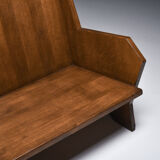 Italian Settee in Stained Beech - 1940's