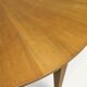 Dining table in mahogany, Neo-Classical style, Art Deco period, 1940.