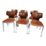 Lot 6 chaises
Flötotto pagwood 1960