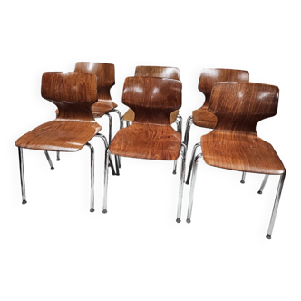 Lot 6 chaises
Flötotto pagwood 1960