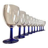 Vintage cobalt blue stemmed lenses