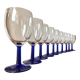 Vintage cobalt blue stemmed lenses