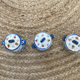 Set of 3 henriot pots