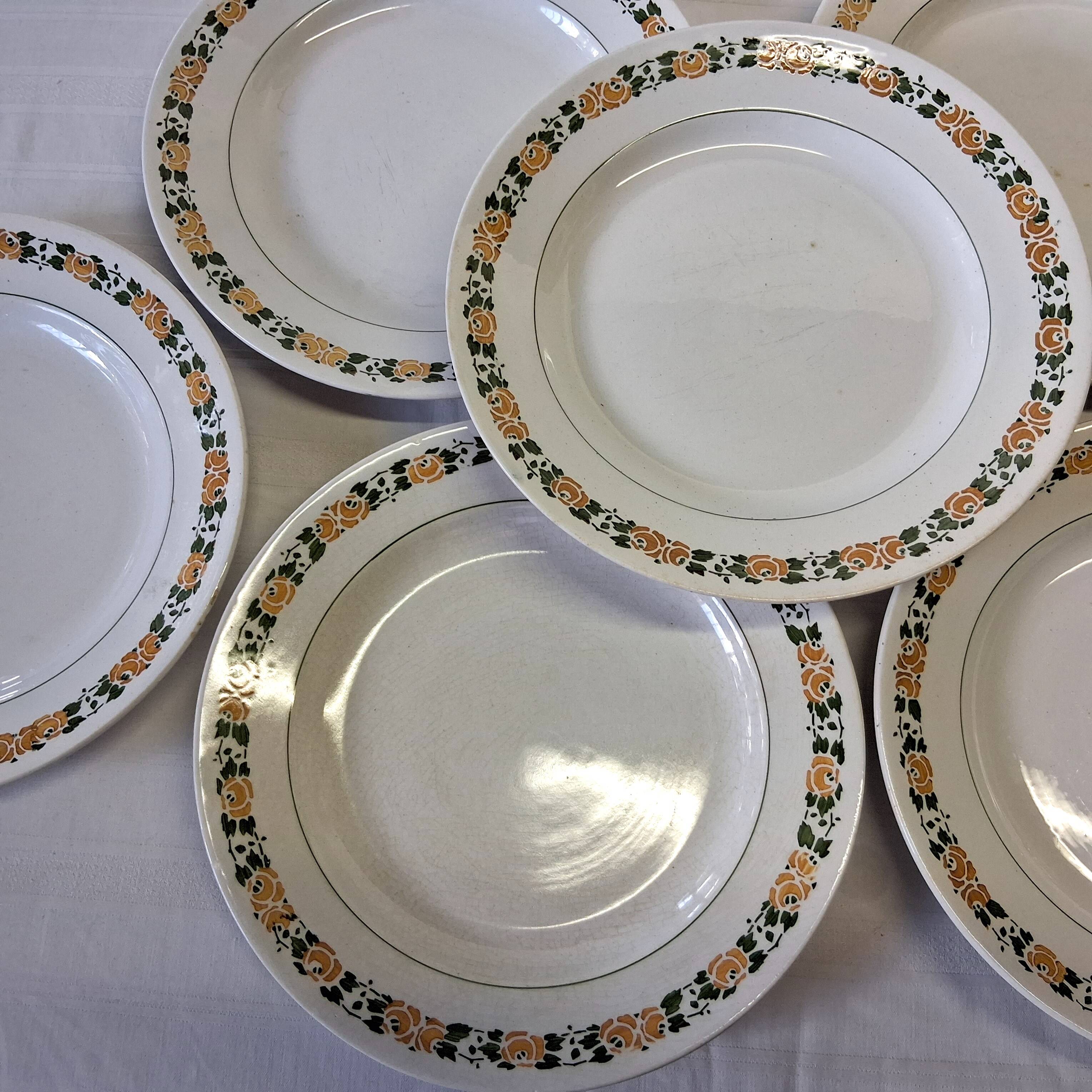 6 Villeroy & Boch dinner plates in good condition