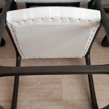 Suite of 4 Baumann "Sleigh" chairs - 1950