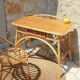 Office and matching chair in vintage rattan