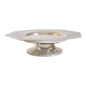 Compotier octagonal shape silver metal 1930s Diameter 33.5 cm