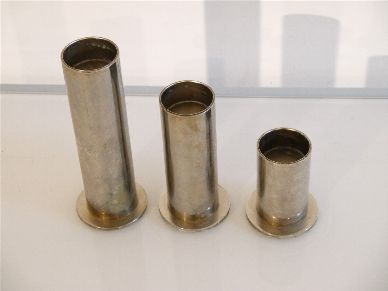 Set of vintage Scandinavian candle holders 1970
