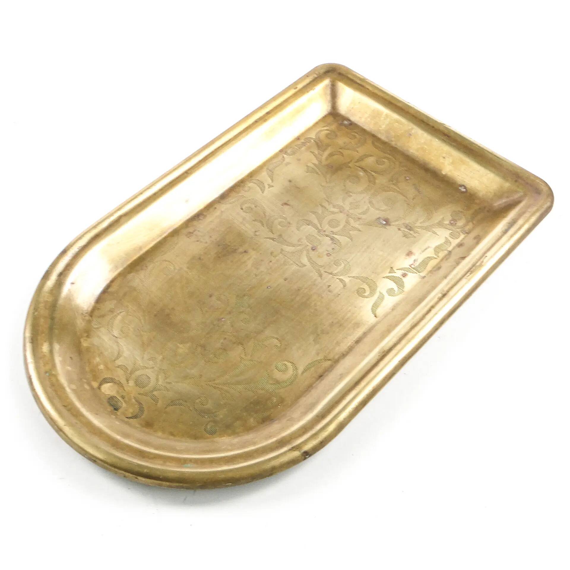 Eclectic samovar tray, brass, Poland, 19th century