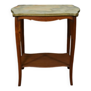 Table en acajou et marbre - 1920