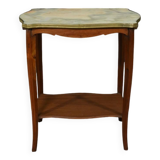Mahogany and marble table – 1920
