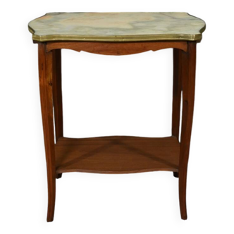 Mahogany and marble table – 1920