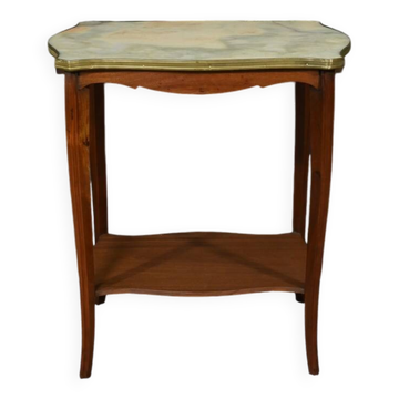 Mahogany and marble table – 1920