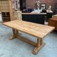 Farmhouse table and its 2 benches